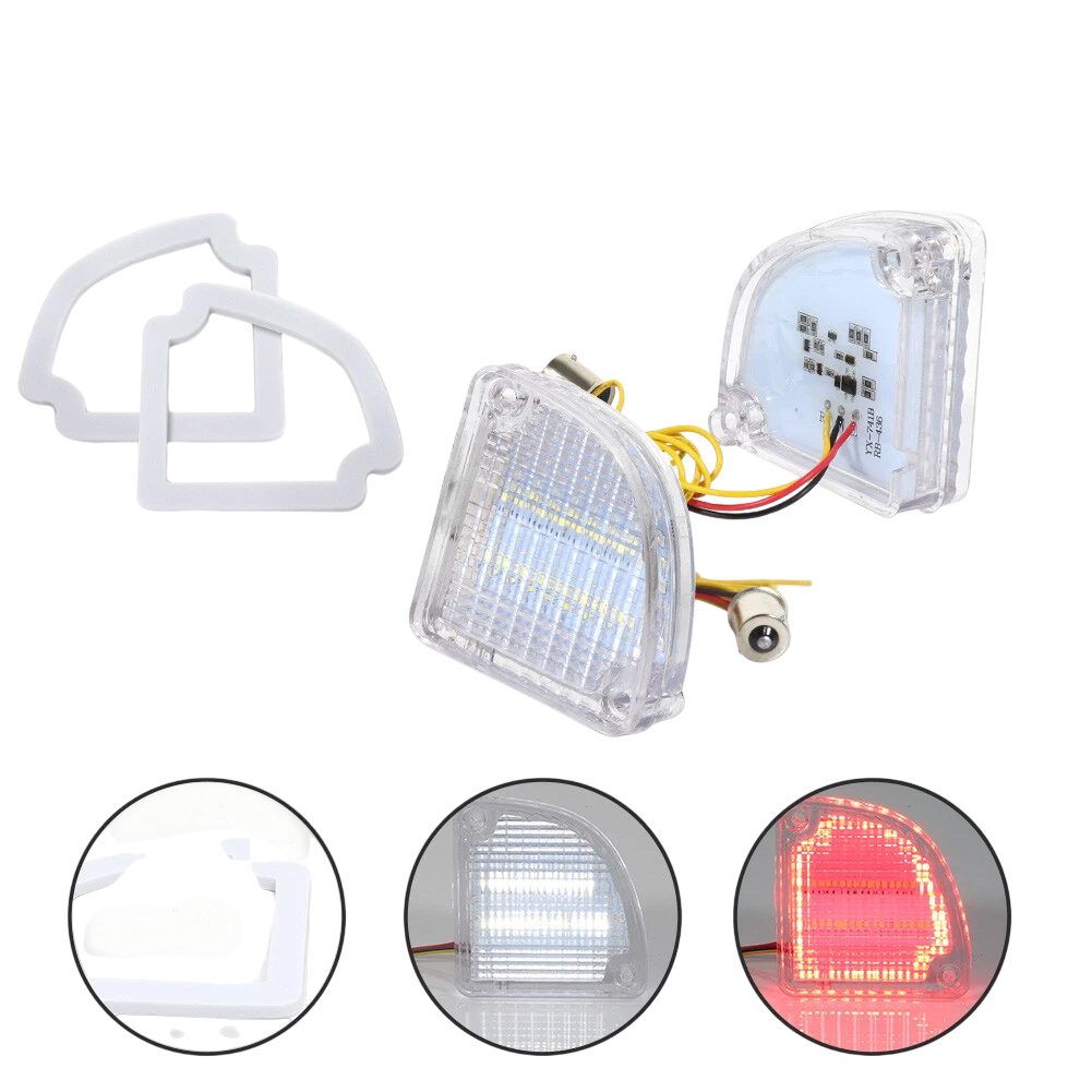 Juego de Luces Traseras LED con Luz de Reversa – Chevy y GMC Pickups 1967-1972
