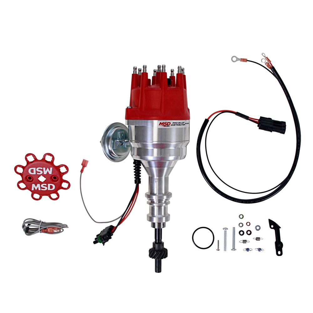 Kit MSD de Alto Desempeño: Distribuidor Ready-To-Run + Cables 8.5mm + Bobina Blaster II (Para Motores Ford 260, 289 y 302)