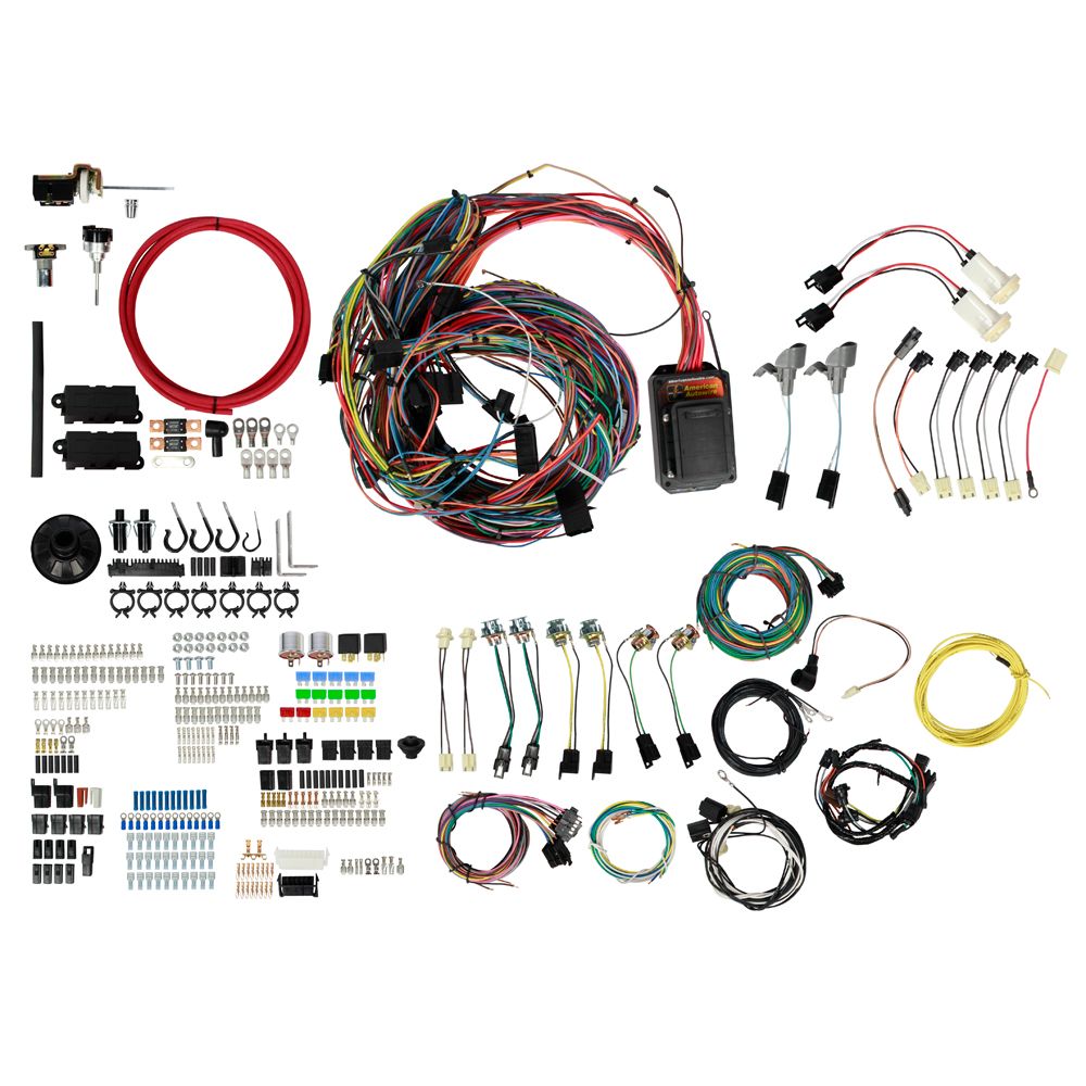 American Autowire Classic Update Kit – Arnés Completo de Cableado para Mustang 1971-1973 RESTOMOD
