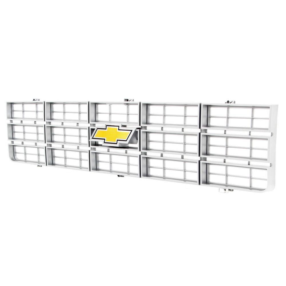 Parrilla Gris Argent con Emblema Bowtie para para Chevrolet Pick Up 1977 - 1979