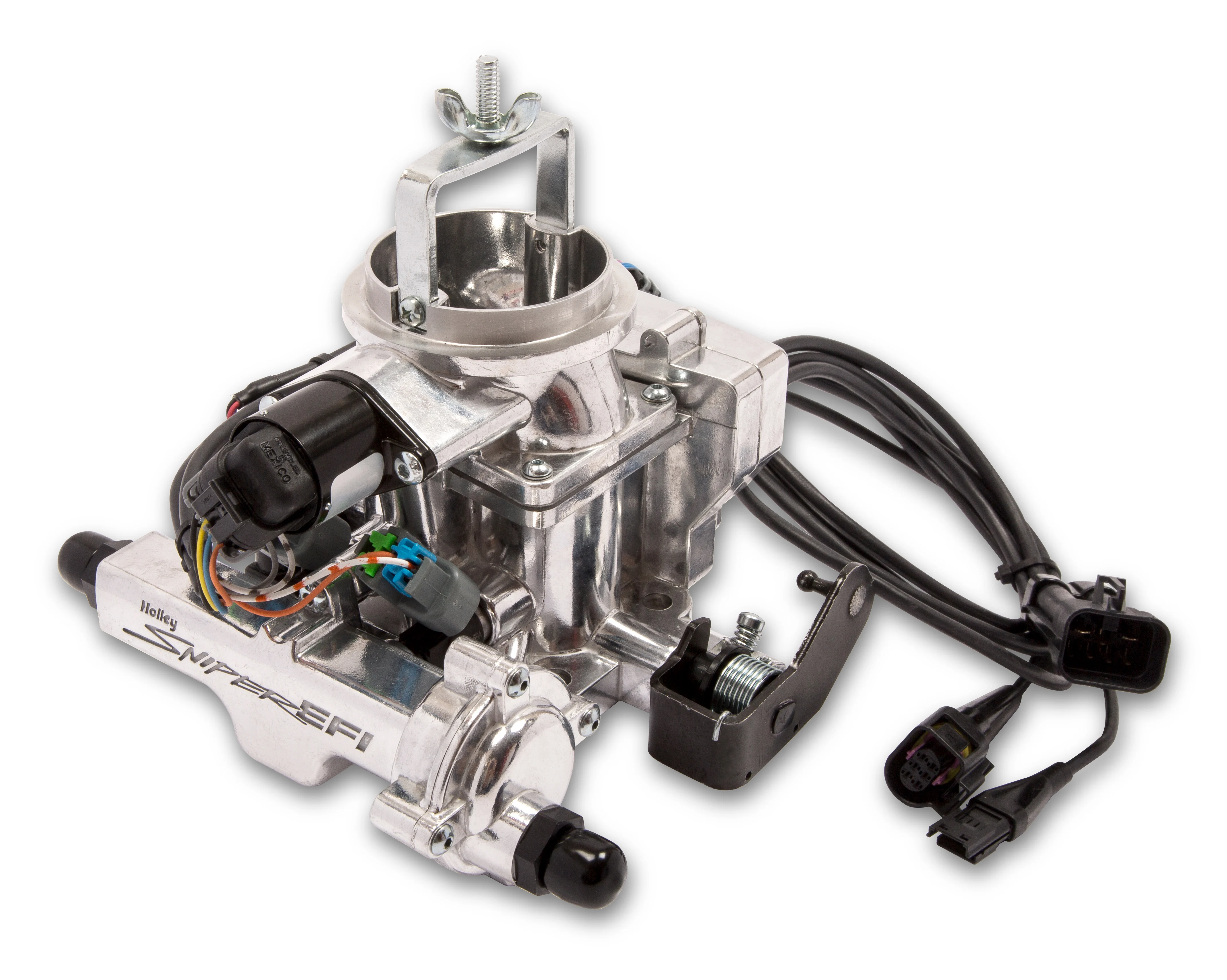 Kit Maestro EFI Holley Sniper BBD (Acabado Brillante) para Jeep CJ (1971-1986) con Motor 258 C.I.