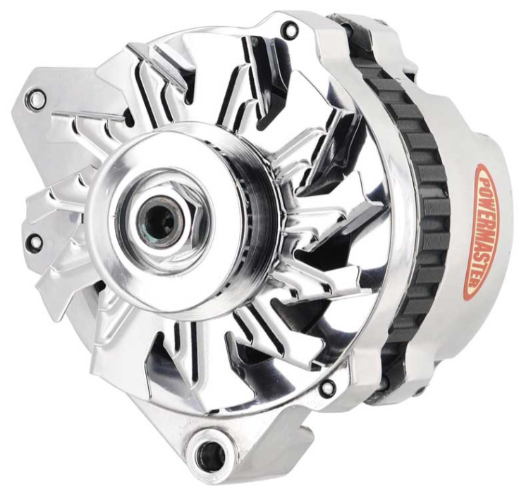 Alternador Universal "Smooth Look" de 140 Amperios (Acabado Pulido) - Conexión de 1 Cable