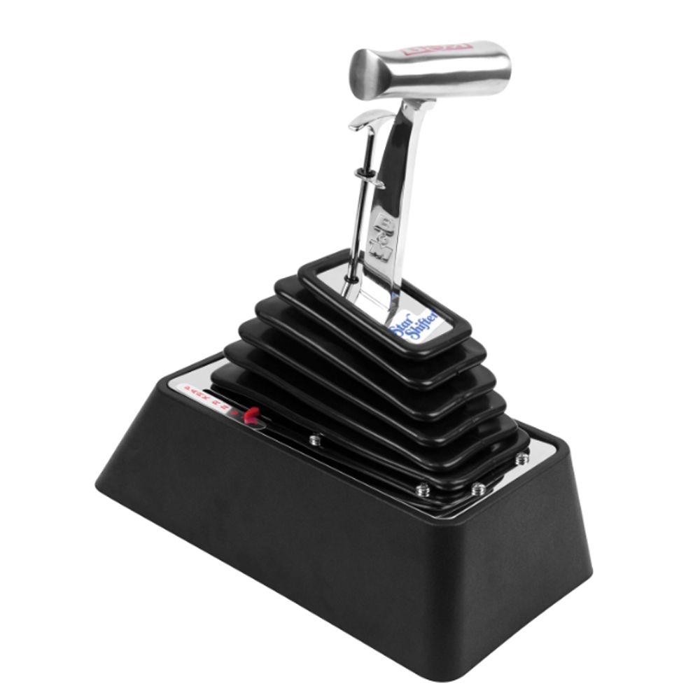 Palanca de cambios B&M Starshifter Ratchet Shifter, para transmisiones de 3 y 4 velocidades, Mustang 1965 - 1993