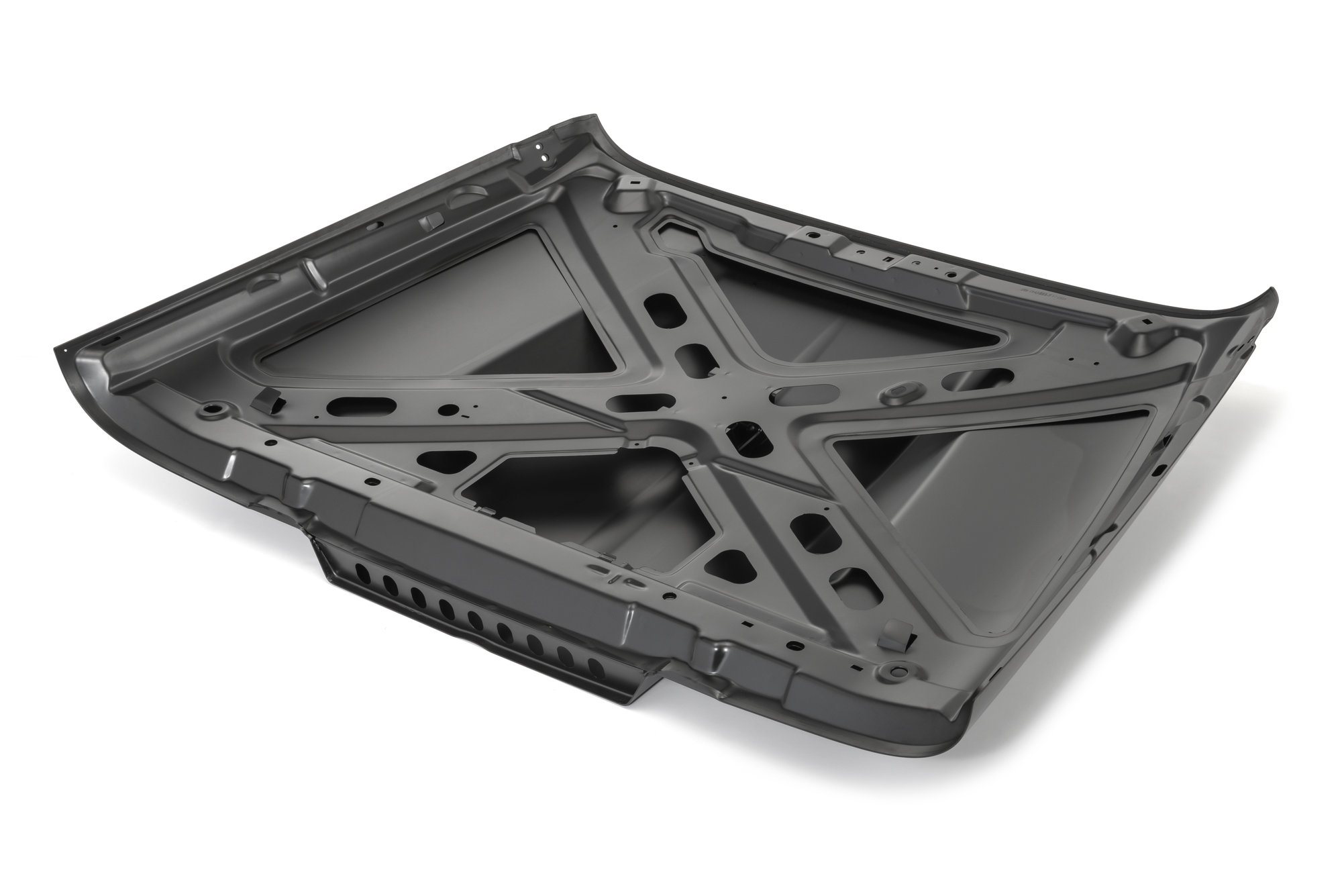 Cofre de Acero Cowl Induction (Key Parts 0487-035) para Jeep Wrangler JK (2007-2018)