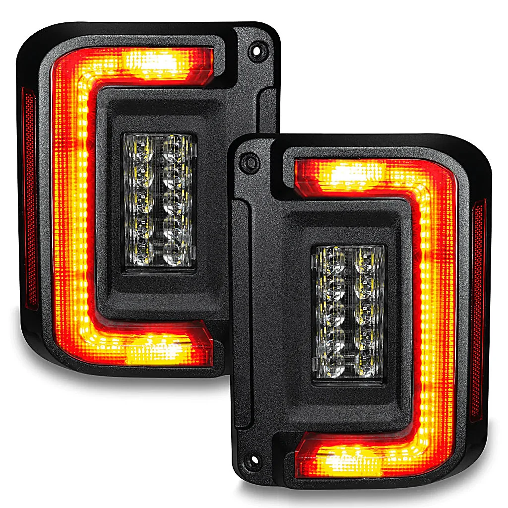 Calaveras LED Oracle Lighting Flush Mount para Jeep Wrangler JK (2007-2018) - Diseño de Bajo Perfil Anti-Daños