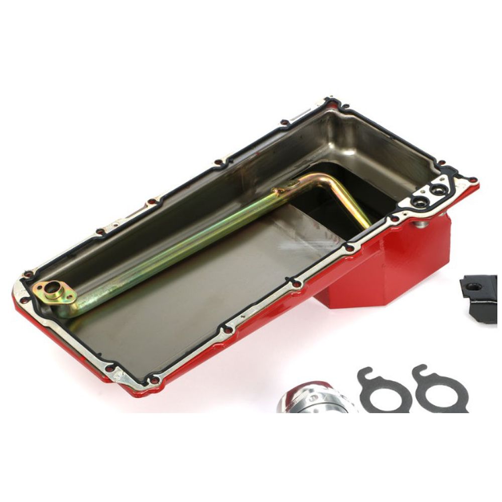 Trans-Dapt Performance LS Engine Swap In A Box (1973–1987) – Kit completo con headers HTC Silver para GMC y Chevrolet C10/C15 con transmisión automática de piso.