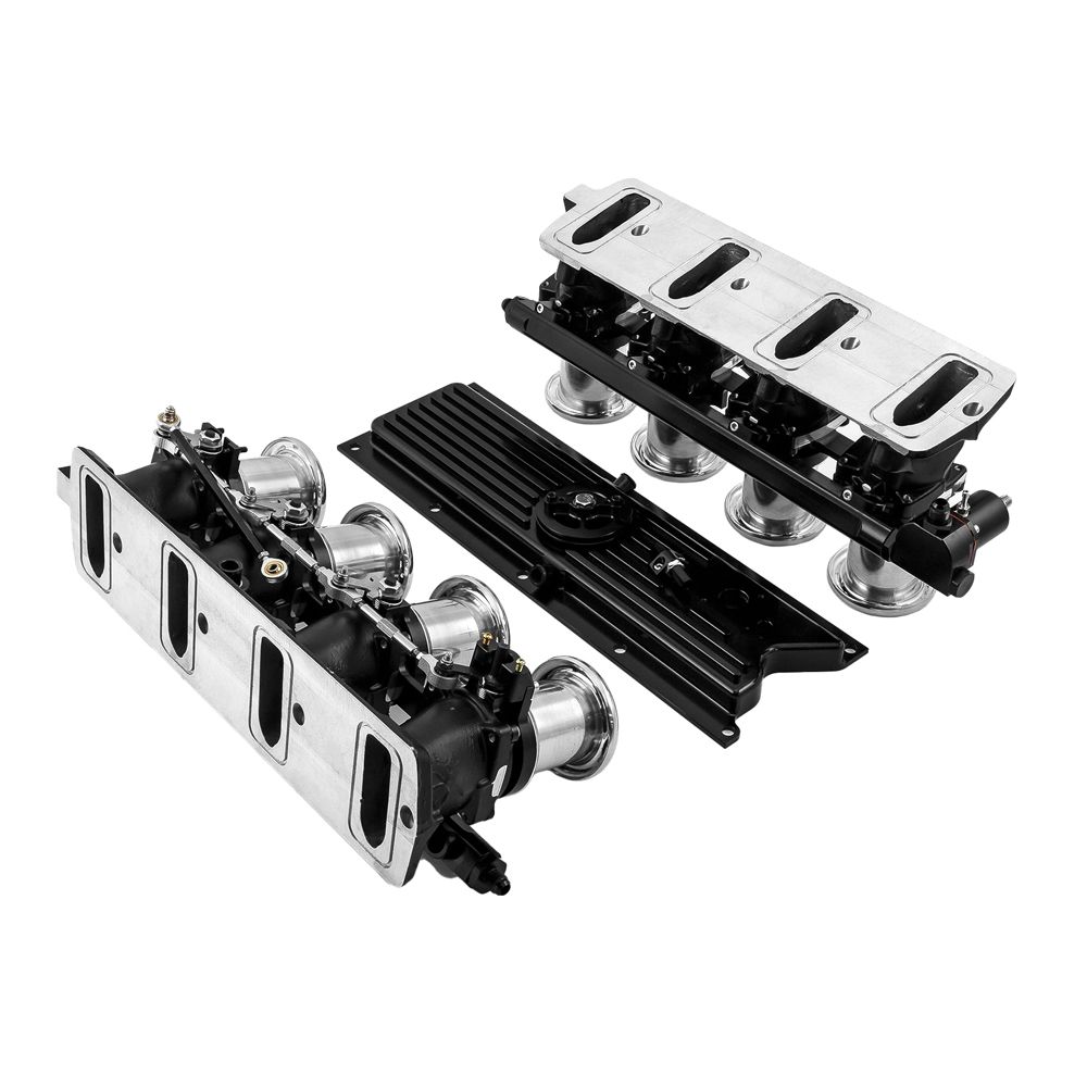 Speedmaster Black Downdraft EFI con Sistema FiTech Ultra – Para Motores GM LS1 y LS6