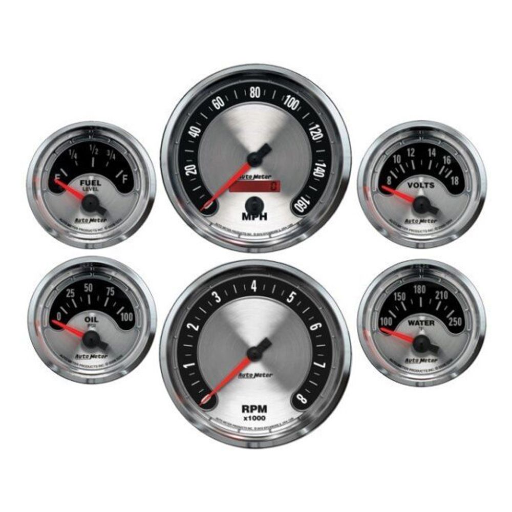 Kit de Tablero Classic Dash con 6 Medidores, para Chevrolet C10 y GMC Trucks 1984-1987 con Aire Acondicionado