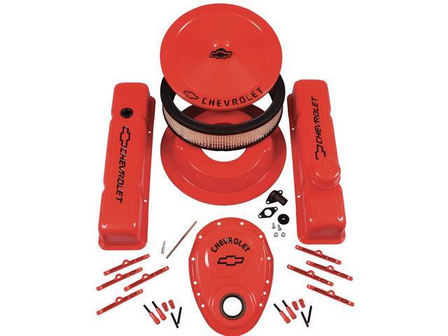 Kit de embellecimiento anaranjado Chevrolet Bloque Pequeño