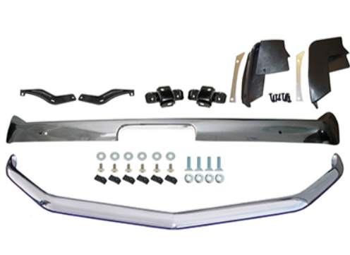 Kit de Defensa Delantera y Trasera para Mustang 1971-1972 con Soportes y Tornillería