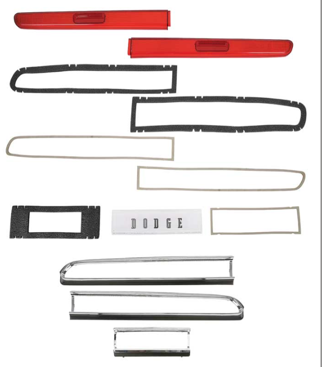 Kit de Restauración e Iluminación trasera Secuencial LED para Dodge Challenger 1970