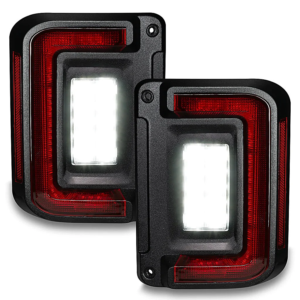 Calaveras LED Oracle Lighting Flush Mount para Jeep Wrangler JK (2007-2018) - Diseño de Bajo Perfil Anti-Daños
