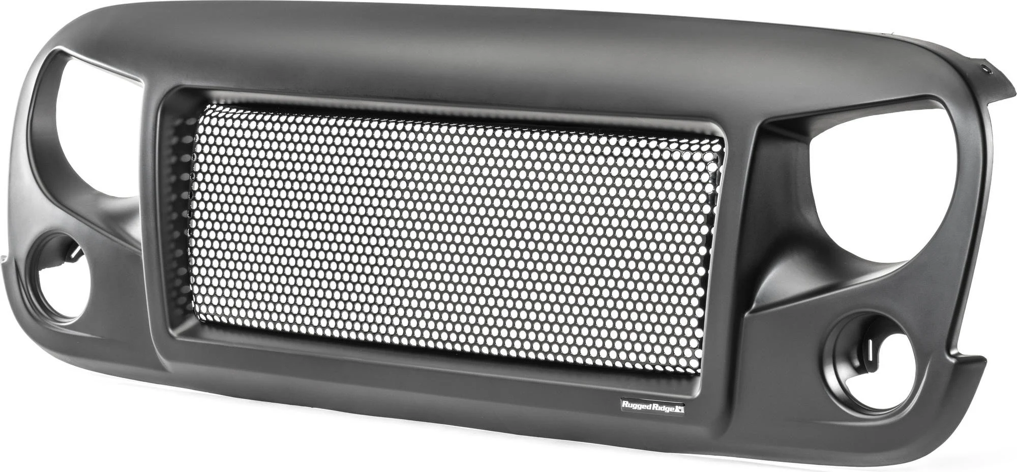 Sistema de Parrilla Rugged Ridge Spartan con Faros LED Stealth Quadratec para Jeep Wrangler JK (2007-2018)