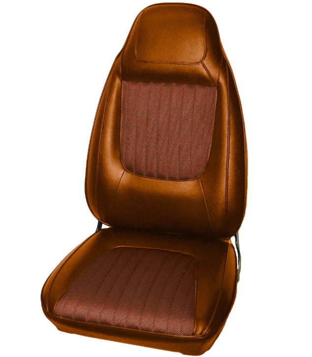 Vestidura de Asientos de Cubo (Tela de Sal y Pimienta) para Dodge Challenger (1970)