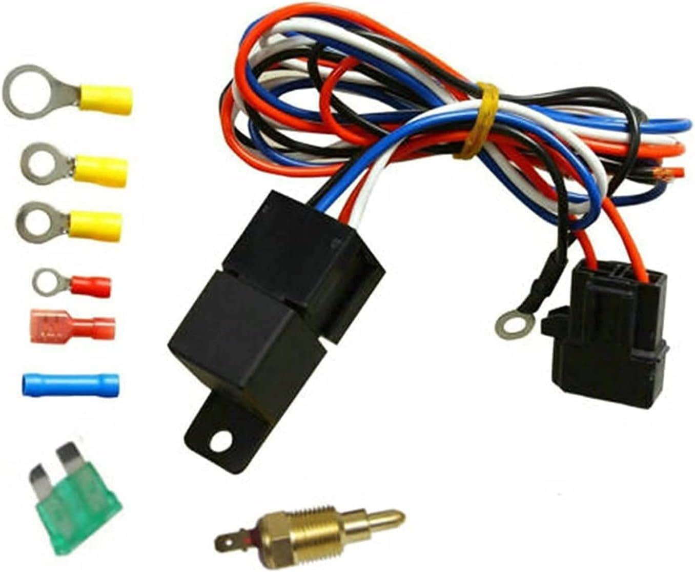 Radiador de 3 Filas con Tolva, Ventilador de 14” y Kit de Termostato – Ford Mustang 1964-1966 / Shelby GT-350