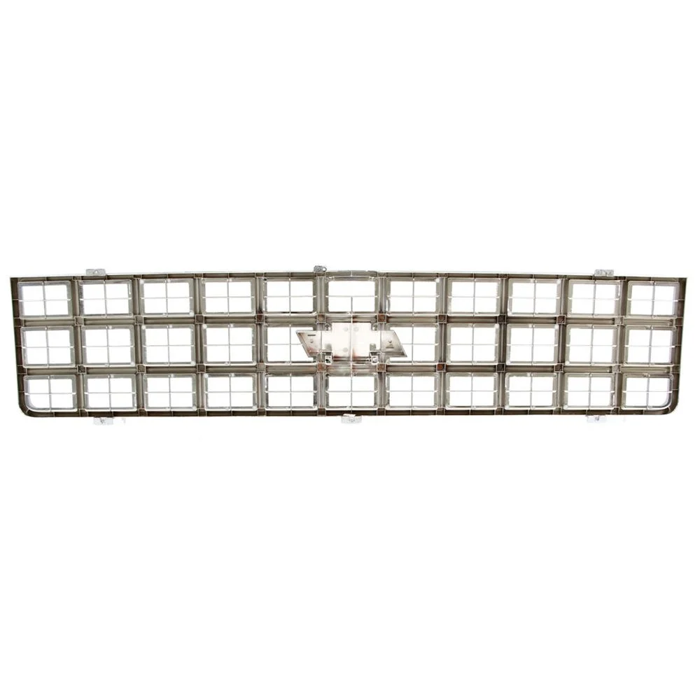 Parrilla Cromada de Estilo Original con Emblema Bowtie para Chevrolet Pick Up1980 