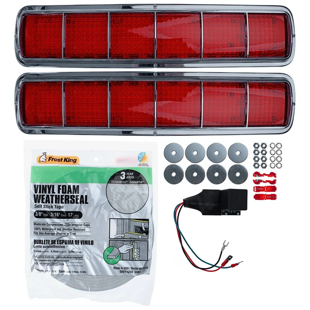Kit de Calaveras LED Secuenciales Estilo Shelby de 3 Segmentos para Mustang 1965-1966