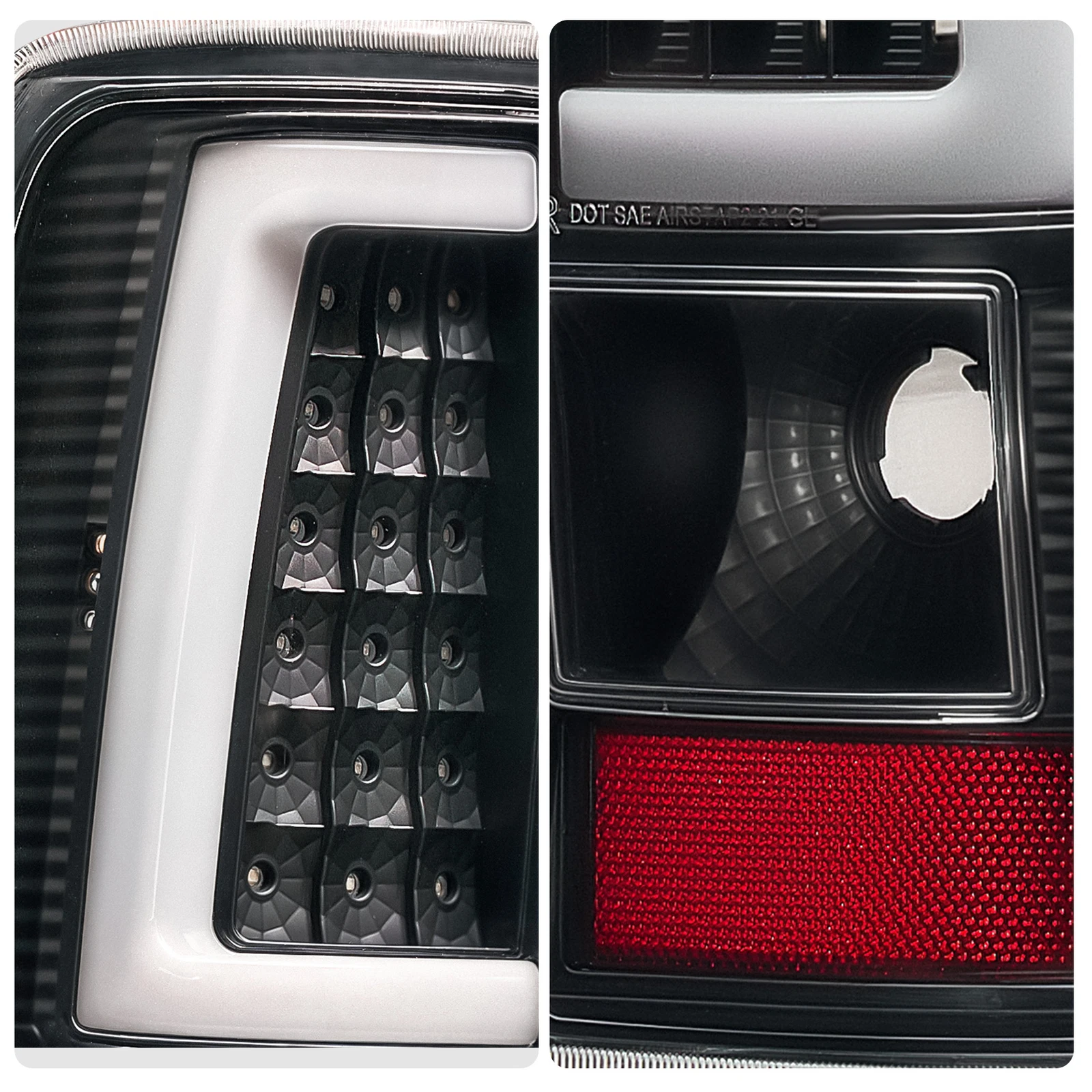 Juego de luces traseras LED para Chevrolet Silverado y GMC Sierra 2003–2006 (Fleetside)