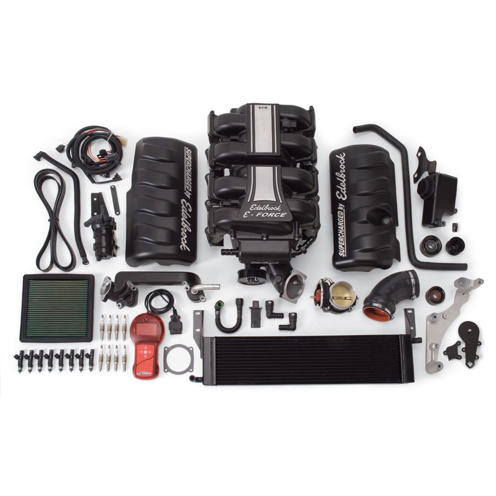 Edelbrock E-Force Súper Cargador Para Mustang GT 2005-2009 con Motor 4.6L 3V