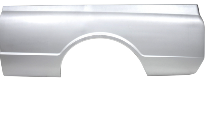 Panel Lateral de Caja 1967–72 Chevrolet / GMC Fleetside — Long Bed 8’ — Sin Alojamiento para Cuarto Lateral — Lado Izquierdo (Conductor)