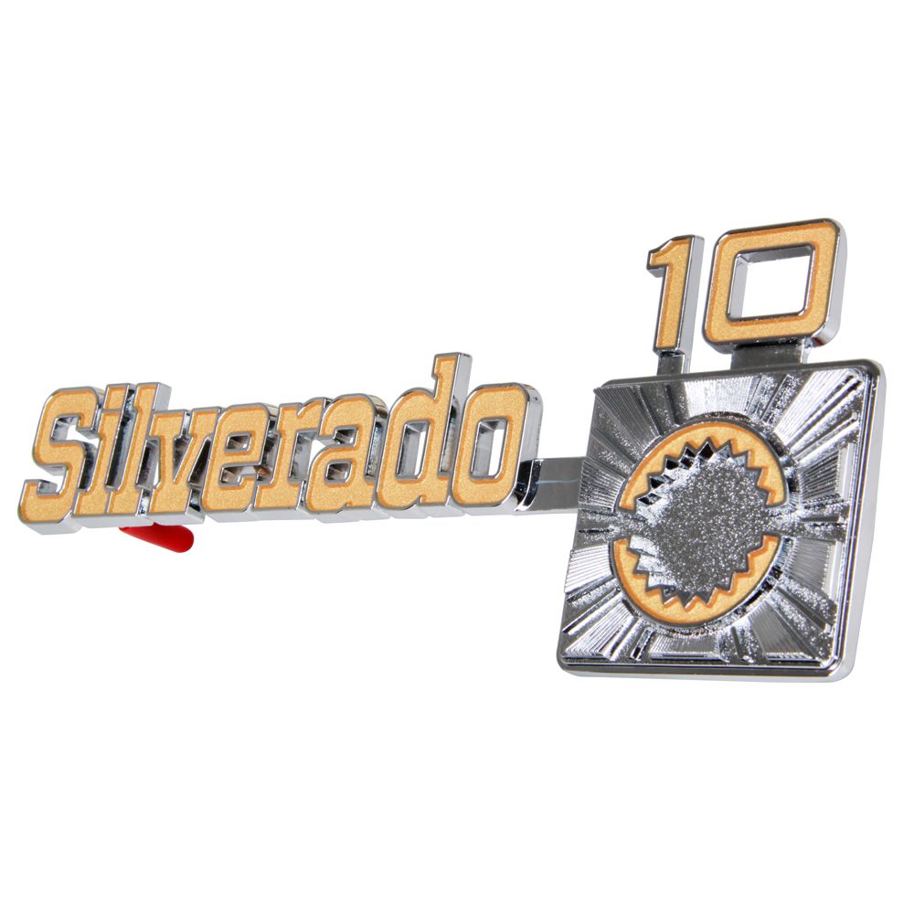 Par de Emblemas “Silverado” para Salpicaderas — Chevrolet C10 (1975-1980)