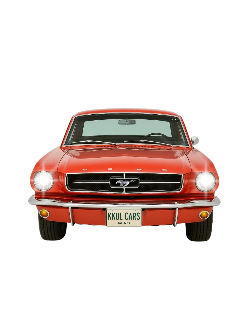 Faros Mustang 65 - 78 + Focos Led Y Arneses Derecho