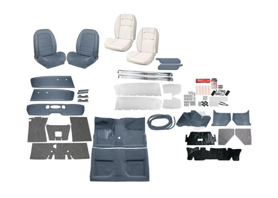 Kit Premium de Interior con tapicería TMI Sport II Ford Mustang 1966