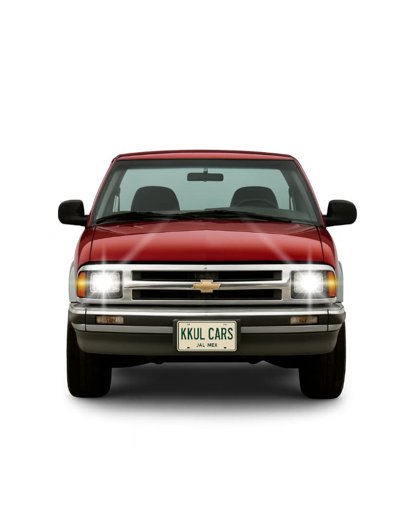 Faros Chevrolet S10 95 - 97 + Focos Led Y Arneses Ambos Lados