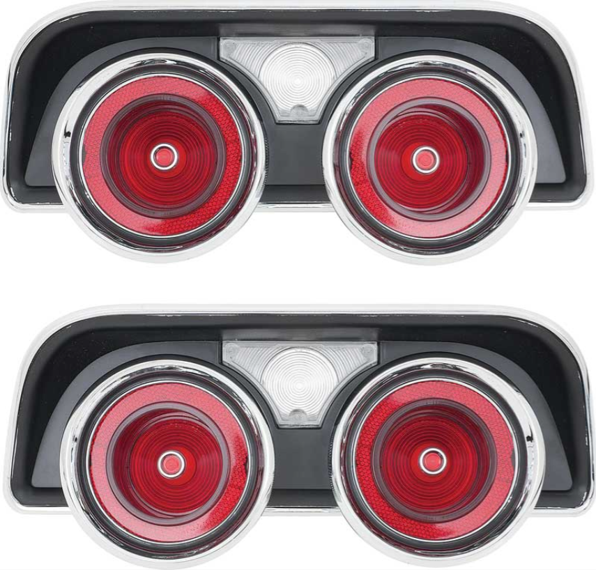 Kit de Restauración e Iluminación trasera Secuencial LED para Dodge Charger 1968