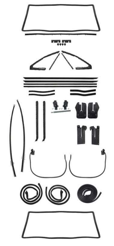 Kit de Hules y Empaques para Mustang Coupé 1965-1966