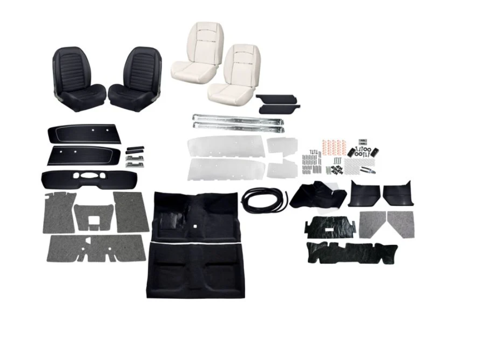 Kit Premium de Interior con tapicería TMI Sport II Ford Mustang 1966