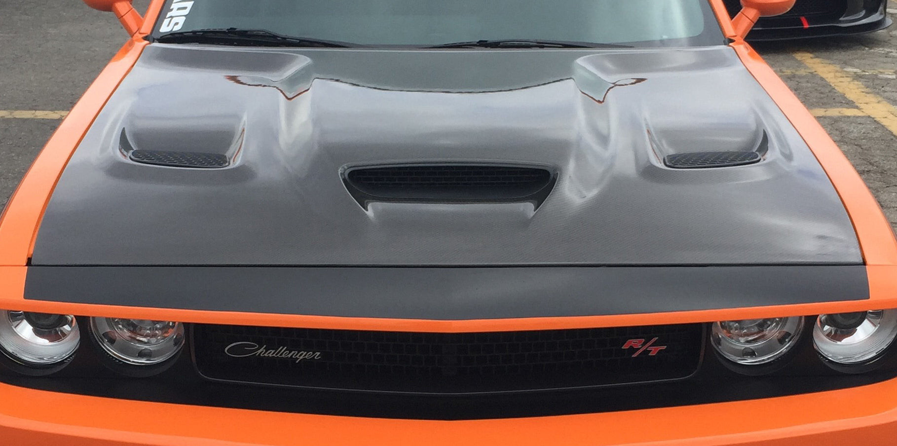 Cofre de Fibra de Carbono para Dodge Challenger Hellcat 2015 - 2019
