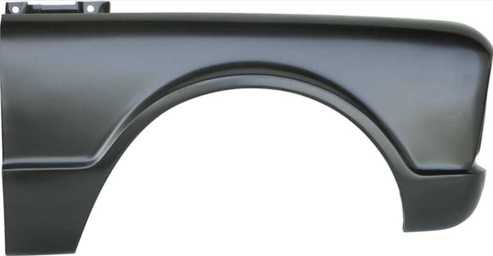 Salpicadera Delantera 1967 Chevrolet / GMC Pickup / Suburban — Lado Pasajero — Recubierta con EDP