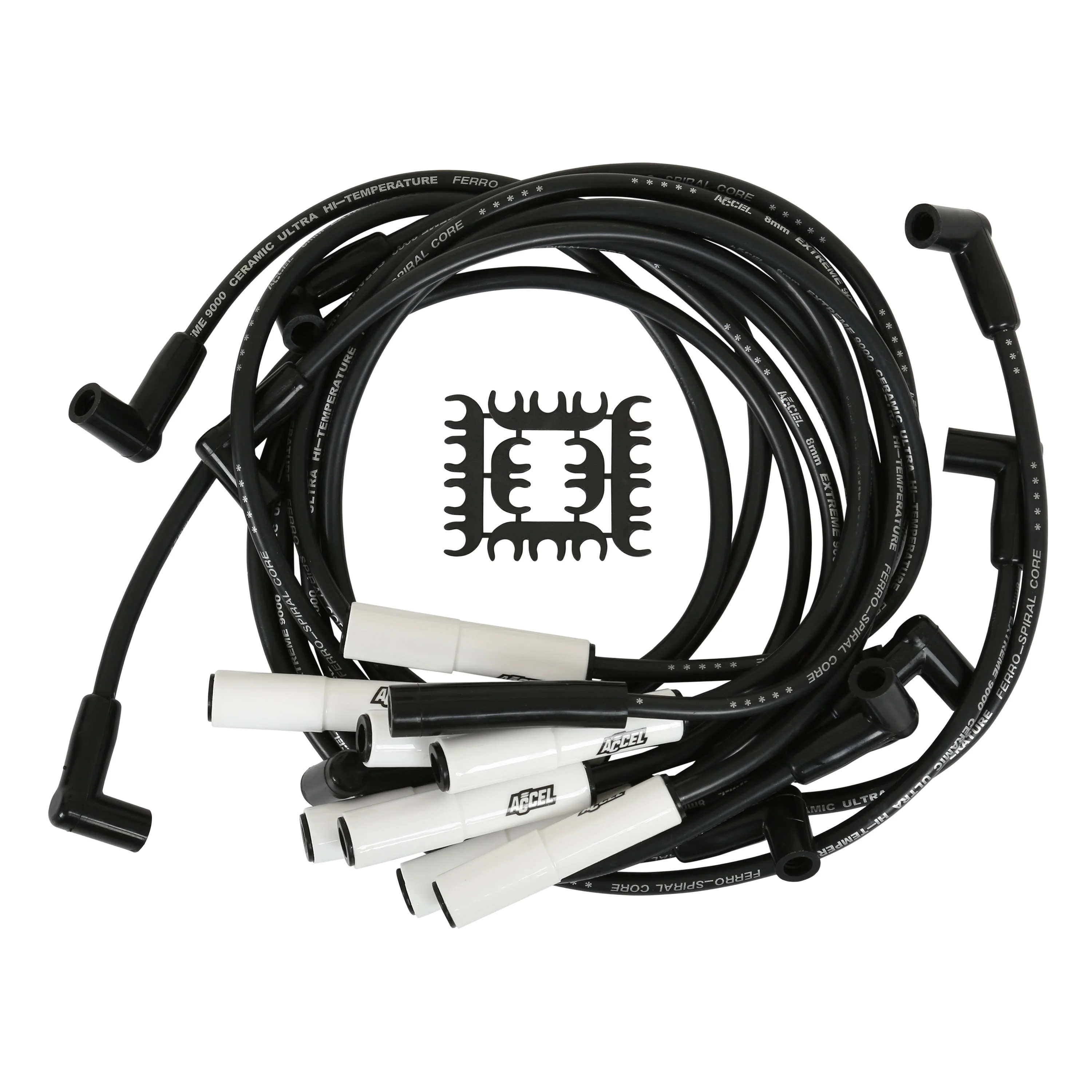 Juego de Cables de Bujía ACCEL Extreme 9000 con Botas Cerámicas para Dodge Truck (5.2L/5.9L Magnum 1991-1998)