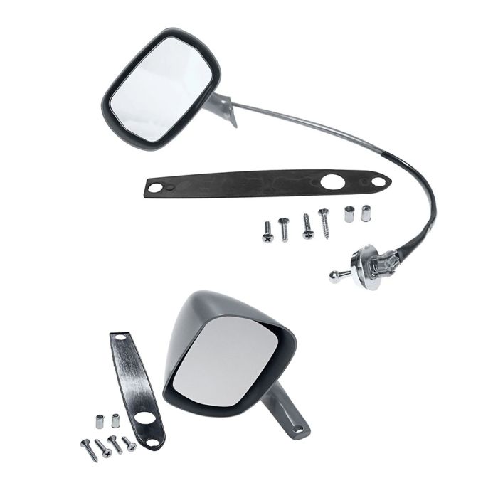 Espejos de Carreras para Mustang 1969-1970 – Lado Conductor (Remote) y Pasajero