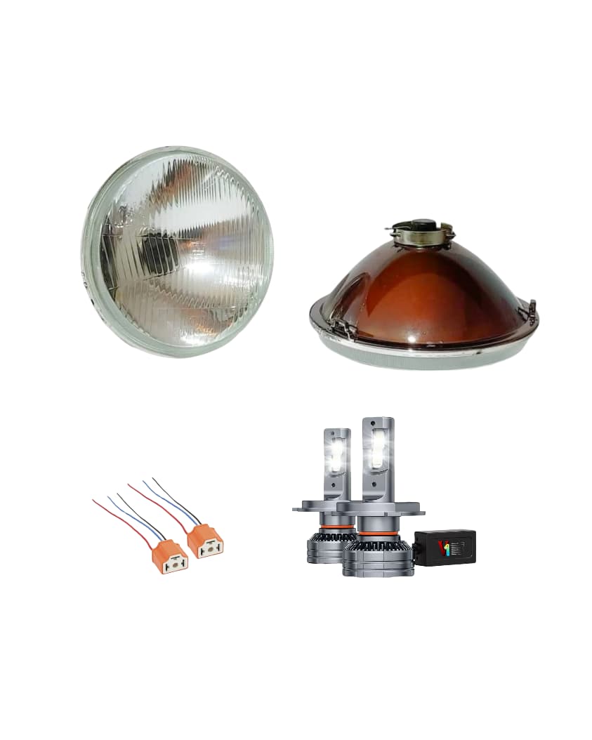 Faros Dodge Coronet 1949 - 1956 + Focos Led Y Arneses