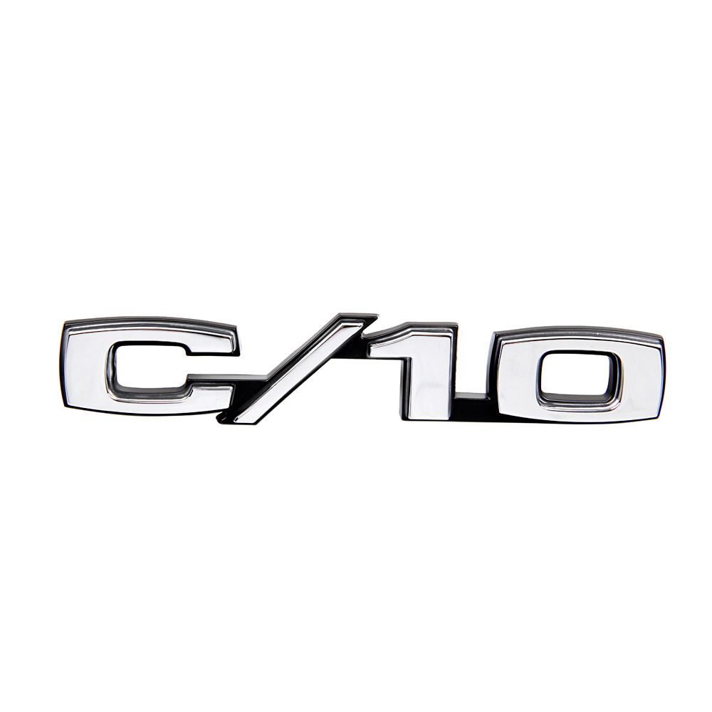Par de Emblemas “C/10” para Salpicaderas — Chevrolet C10 (1969-1970)