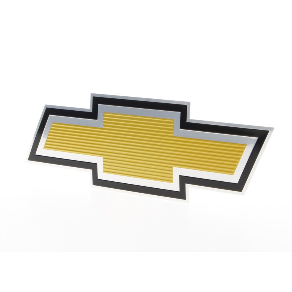 Emblema Bowtie en Foil con Adhesivo para Parrilla de Chevrolet C10 1973–1974