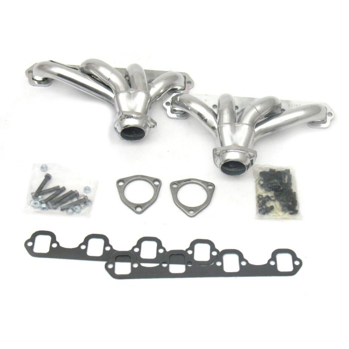 Headers JBA Shorty de acero inoxidable con recubrimiento cerámico platead para Small Block Ford 289, 302 o 351 