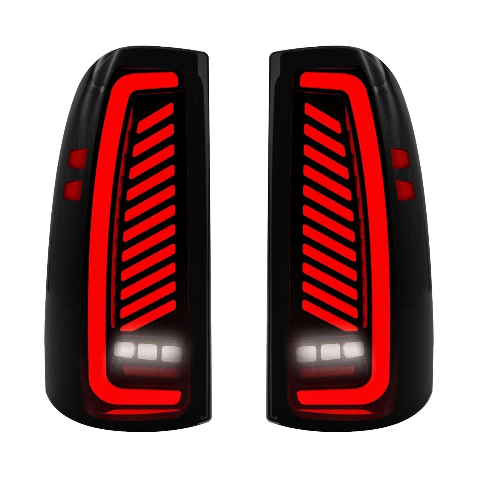 Juego de luces traseras LED ahumadas Para Chevrolet y GMC 99 - 02 – Máxima visibilidad y estilo moderno