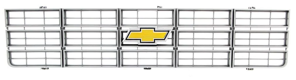Parrilla Gris Argent con Emblema Bowtie para para Chevrolet Pick Up 1977 - 1979