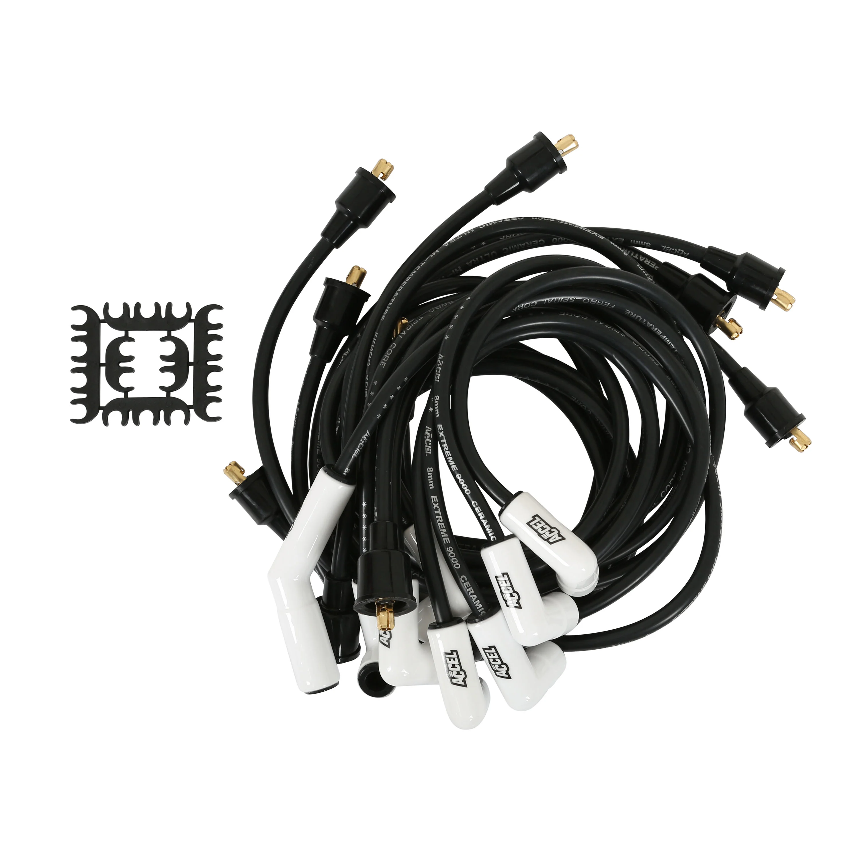 Juego de Cables de Bujía ACCEL Extreme 9000 con Botas Cerámicas para Mopar Big Block 361-440 (Excepto Hemi)