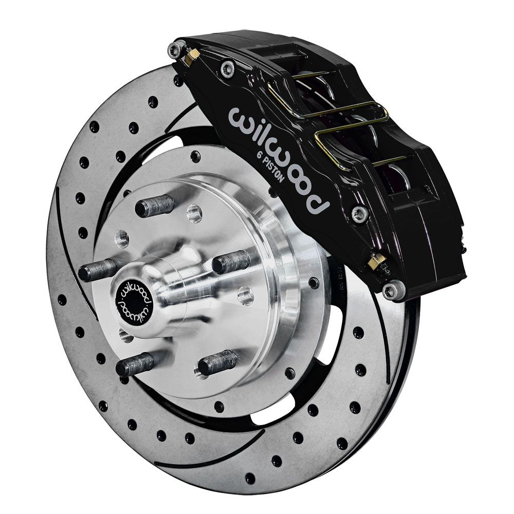 Kit de Frenos Wilwood Dynapro 12.19” de 6 Pistones + Líneas Flexibles Delanteras para Mustang 1965-1969