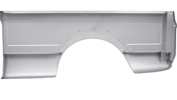 Panel Lateral de Caja 1967–72 Chevrolet / GMC Fleetside — Long Bed 8’ — Sin Alojamiento para Cuarto Lateral — Lado Derecho (Pasajero)