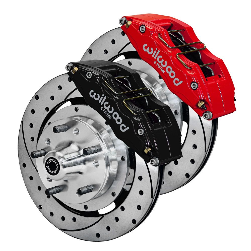 Kit de Frenos Wilwood Dynapro 12.19” de 6 Pistones + Líneas Flexibles Delanteras para Mustang 1965-1969