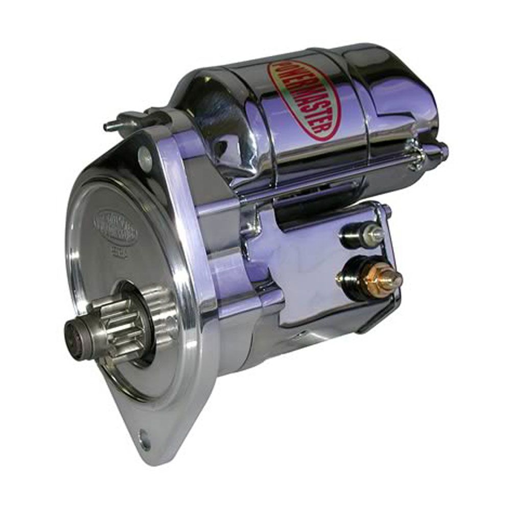 Marcha Powermaster Chrome XS Torque Mini para Motores Ford 289, 302 y 351W con Volante/Flexplate de 157 Dientes