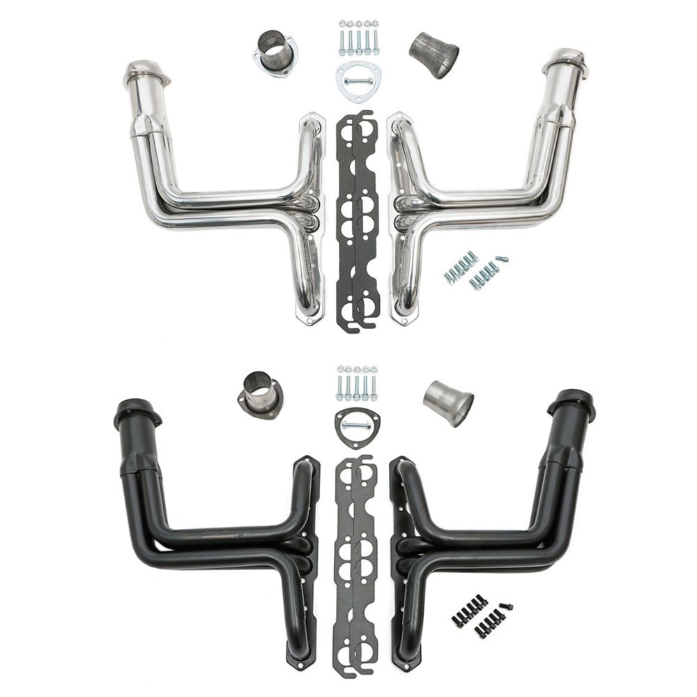 Headers Hedman Long Tube 1-1/2” Black-Maxx para Chevrolet C10 1963–1966 – Motores Small Block 283–400