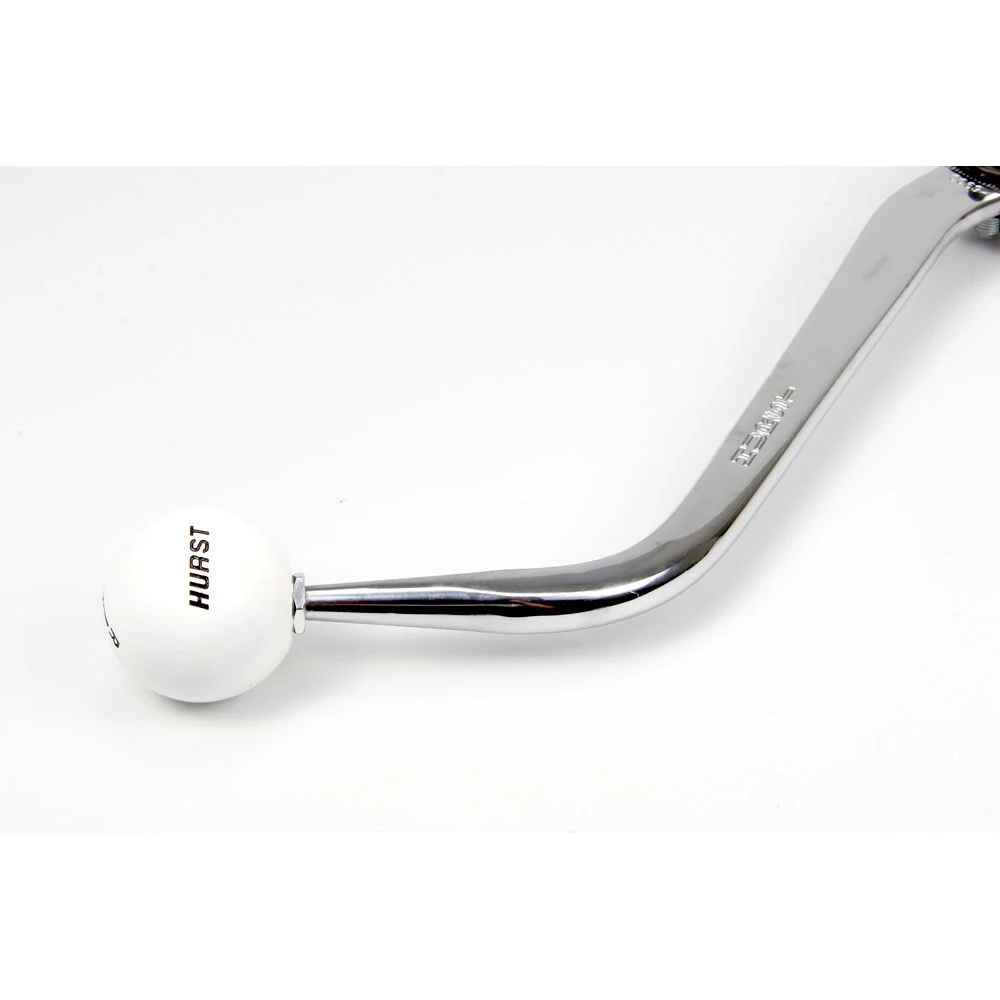 Palanca Hurst Mastershift Cromada 3 Velocidades con Perilla Blanca para  Chevrolet C10 (1960–1987)