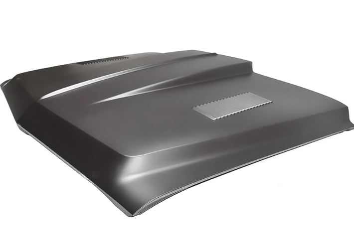 Cófre Tipo Cowl Induction con Aletas (Louvered) – Elevación de 2” – Estilo “Laid Back” – Compatible con Chevrolet y GMC 1969-1972