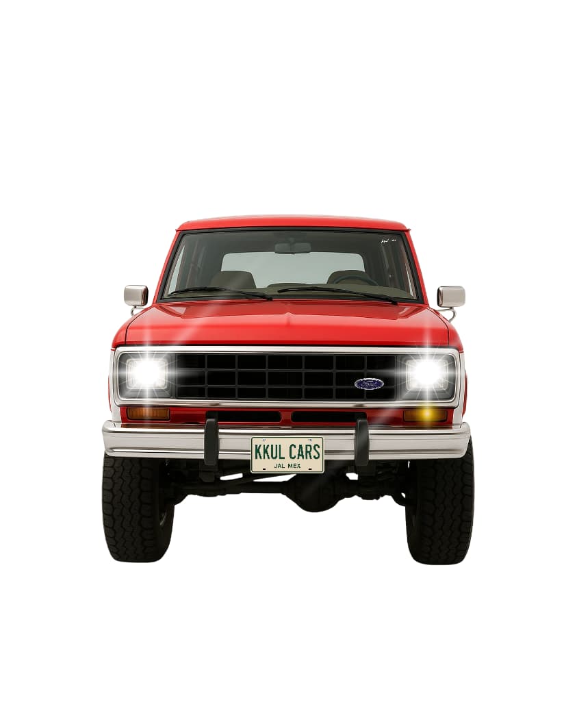 Faros Ford Ranger 84 - 87 + Focos Led Y Arneses